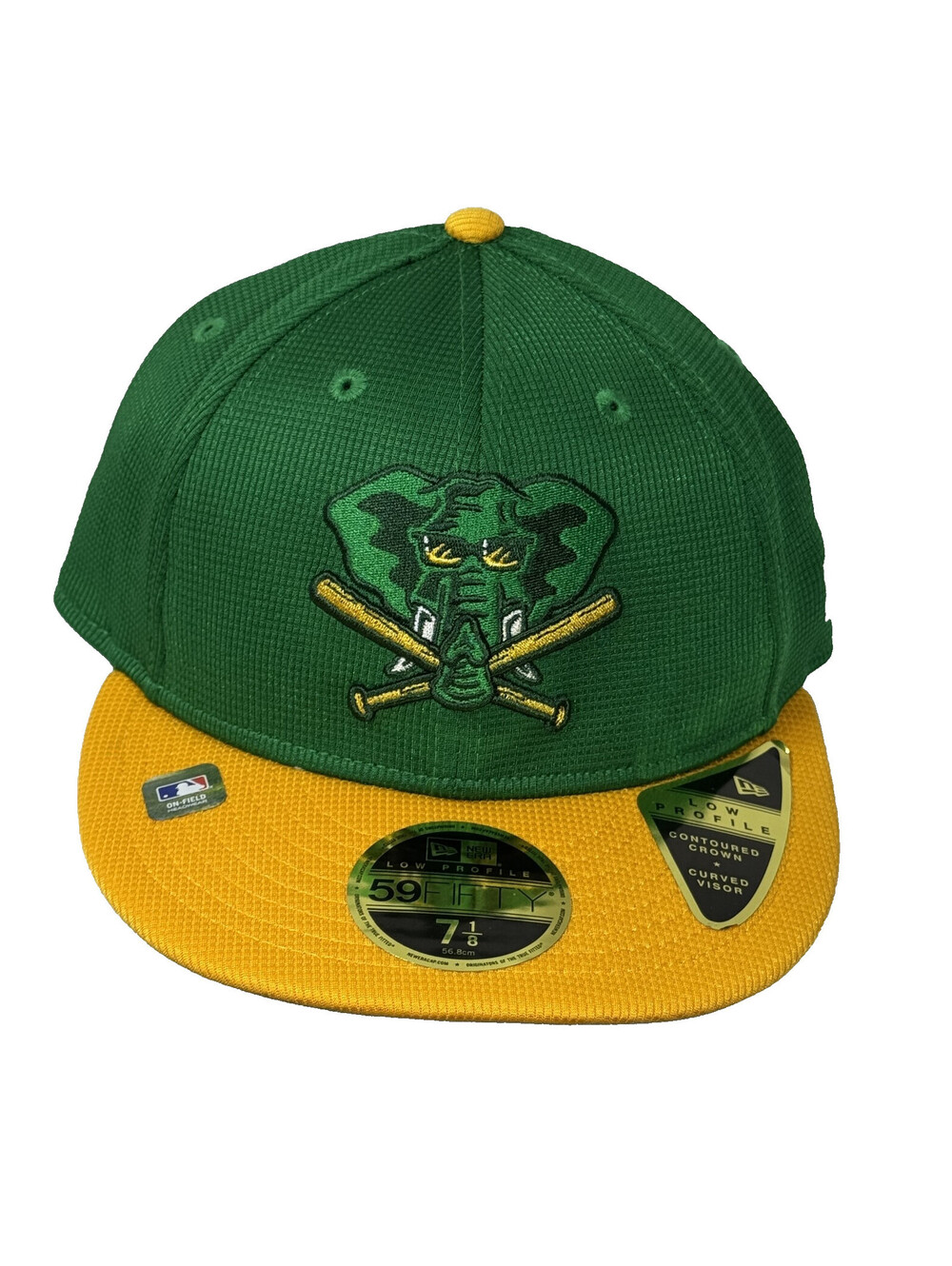 Oakland A's MLB New Era 59FIFTY Fitted Batting Practice Hat Cap 7 1/8 NEW